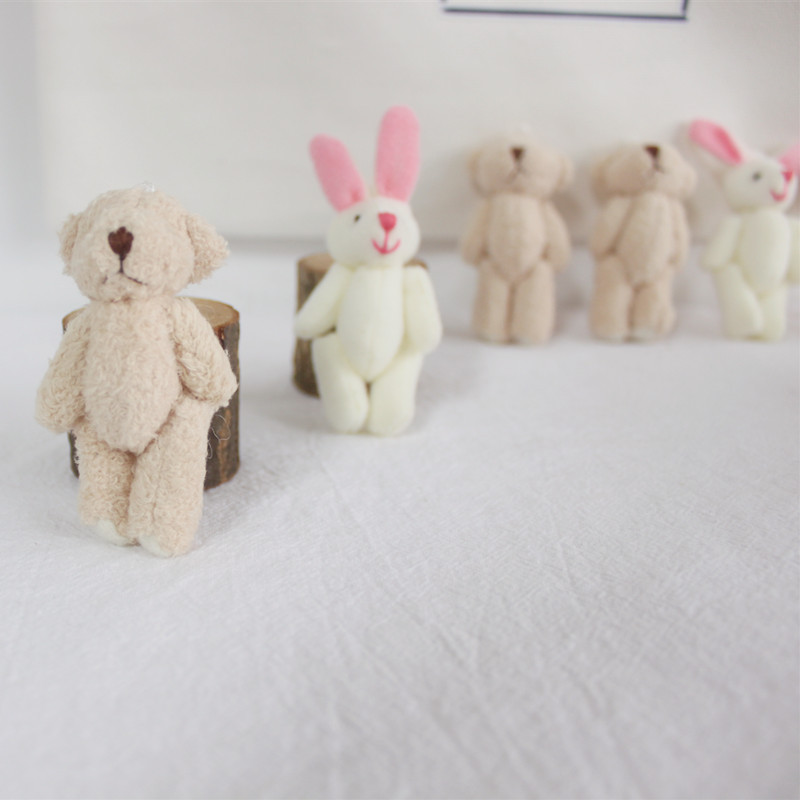 Cute Plush 3D Teddy Bear Brooch Cartoon White Rabbit Pin Clothing Bag Accessories Socks DIY Materials Cute Plush 3D Teddy Bear Brooch Cartoon White Rabbit Pin Clothing Bag Accessories Socks DIY Materials
