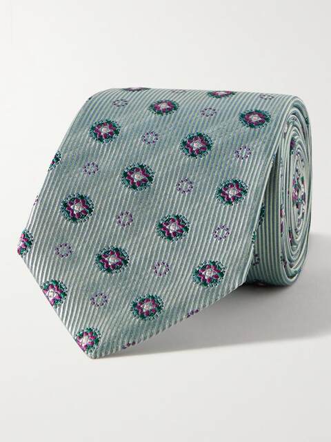 Turnbull & Asser 9.5cm Silk-Jacquard Tie Silk Jacquard Tie
