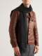 Kingsman + Johnstons of Elgin Fringed Cashmere Scarf Cashmere Scarf
