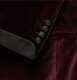 Kingsman Burgundy Slim Fit Collarless Velvet Tailcoat Suit Discount
