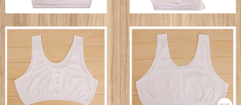 Áo vest nữ trung niên cotton mẹ rộng kích cỡ áo ngực bằng vải lót cũ áo lót cũ áo ba lỗ nữ ngắn
