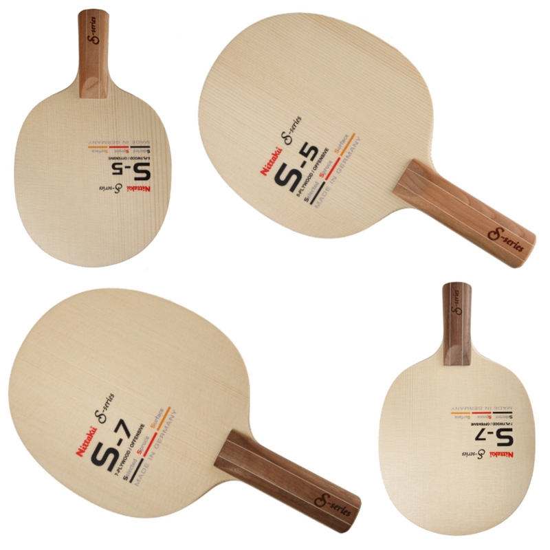 Nittaku S-Series S-7 S-5 Offensive Seven-Ply Five-Ply Pure Wood Blade Professional Authentic Product