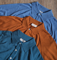 (Super supple)Super high fine cotton Polo shirt Vintage cut John Smedley civilian version