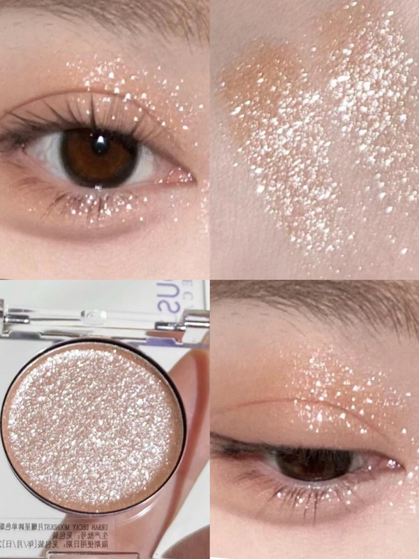 In Stock at a Good Price｜Urban Decay Classic/Pink/Tea Brown New Version Ud Single Color Eyeshadow with Sparkling Diamonds