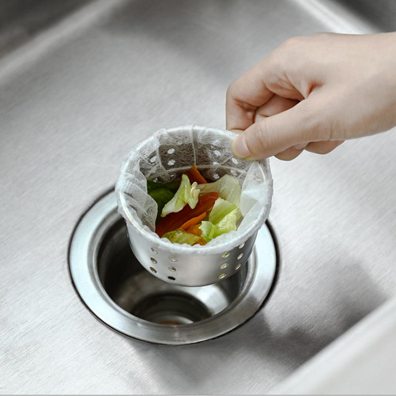 Kitchen sewer drain outlet filter sink Water cutting bag Washing basin Pool garbage hair water barrier anti-blocking