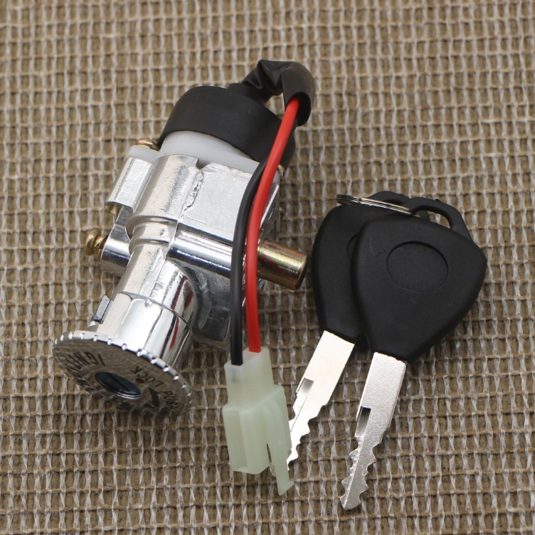 Electric car power lock electric door tap electric bottle car key lock core step in high style electric door lock-Taobao