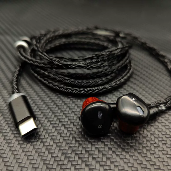 Полу-ушной ферв mmcx replaceable провод подвесной Bluetooth HIFI проводной Type-C высококачественный универсальный DIY наушники