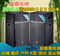 Shengle wedding ksong 10 12 inch high power Bluetooth card active stage speaker shop outdoor square audio