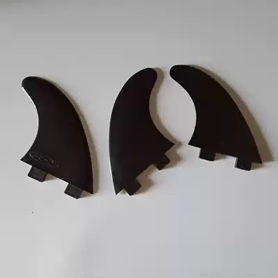 Regular f c s base surfboard paddle board tail fin G5 trademark black