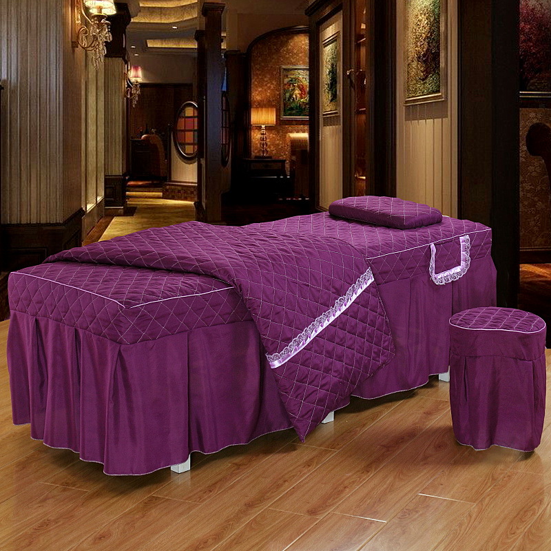 Vẻ đẹp trải giường bốn bộ của vẻ đẹp salon massage quilt cover dầu gội đặc biệt giường bìa gói vẻ đẹp trải giường trải giường