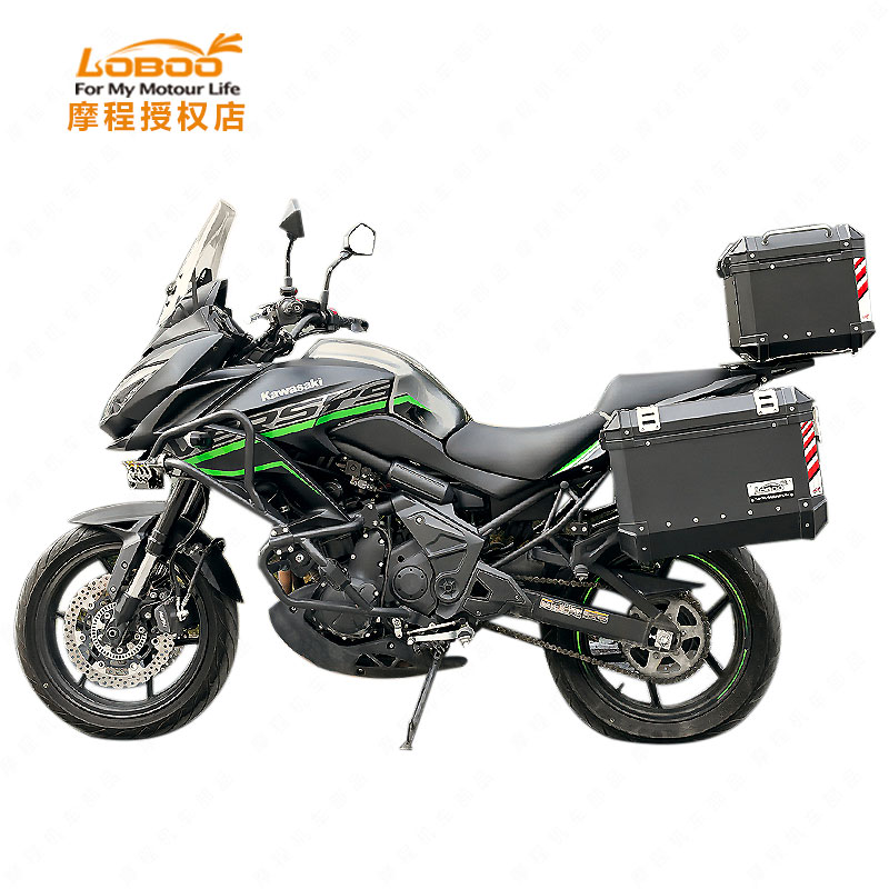 LOBOO Lobo three-box locomotive Kawasaki exotic beast Versys 650 side box modified aluminum alloy side box tail box