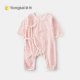 Quần áo sơ sinh mùa hè Tongtai cotton trẻ em 0-6 tháng mỏng Oneies trẻ em romper romper - Áo liền quần