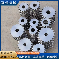 Customized 304 stainless steel sprocket high temperature resistant conveyor gear 2 points 3 points 4 points double pitch single and double row industrial wheel