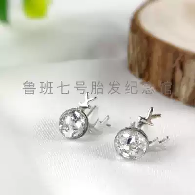 Baby baby fetal hair souvenir handmade S925 sterling silver material package customized newborn gift