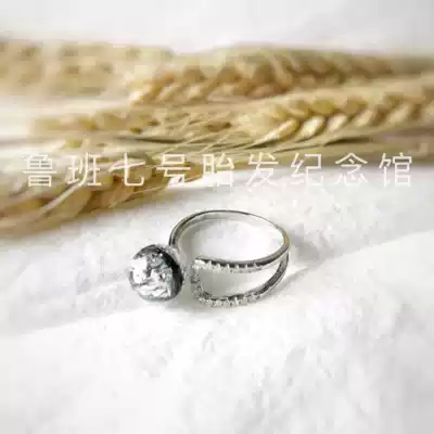 Baby baby fetal hair Fetal hair souvenir handmade diy production material bag S925 silver ring newborn gift