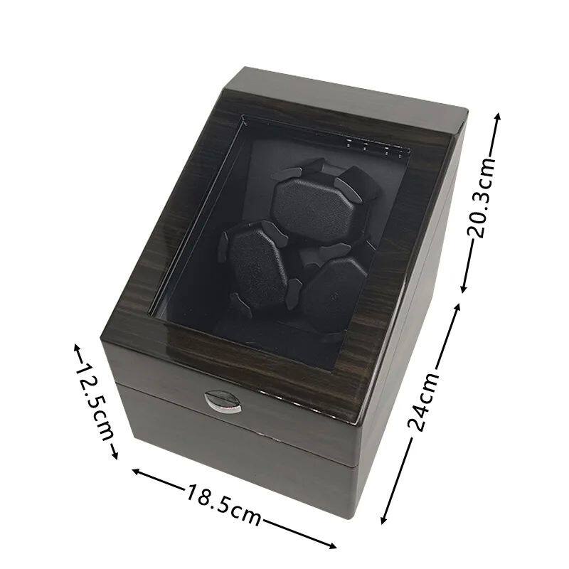 Покачивая таблицы automatic watch winder box led wooden electric watch box rot