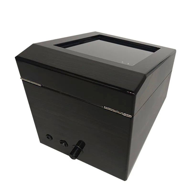 Покачивая таблицы automatic watch winder box led wooden electric watch box rot