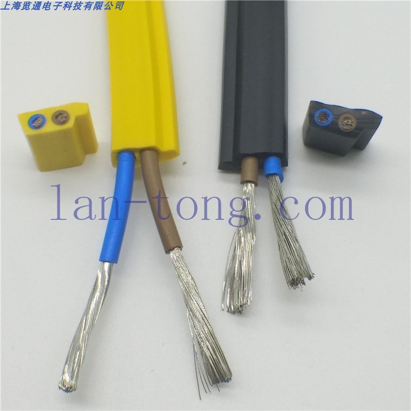 Yellow black AS-Interface flat special communication cable AS-I communication cable 2*1 5