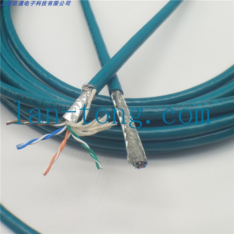 Industrial Ethernet data transmission network high-flex drag chain cable network line CAT5e sf utp 4*2*26AWG