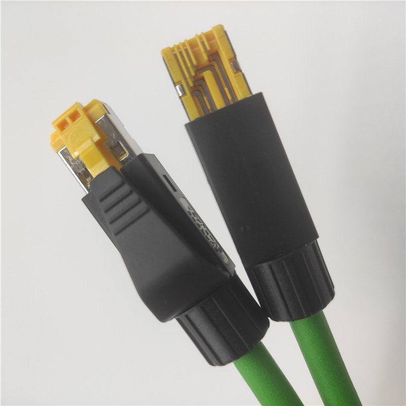 Industrial Plc Special Crystal Head PN Newsletter Network Route Cable to plug profinet network route joint connector
