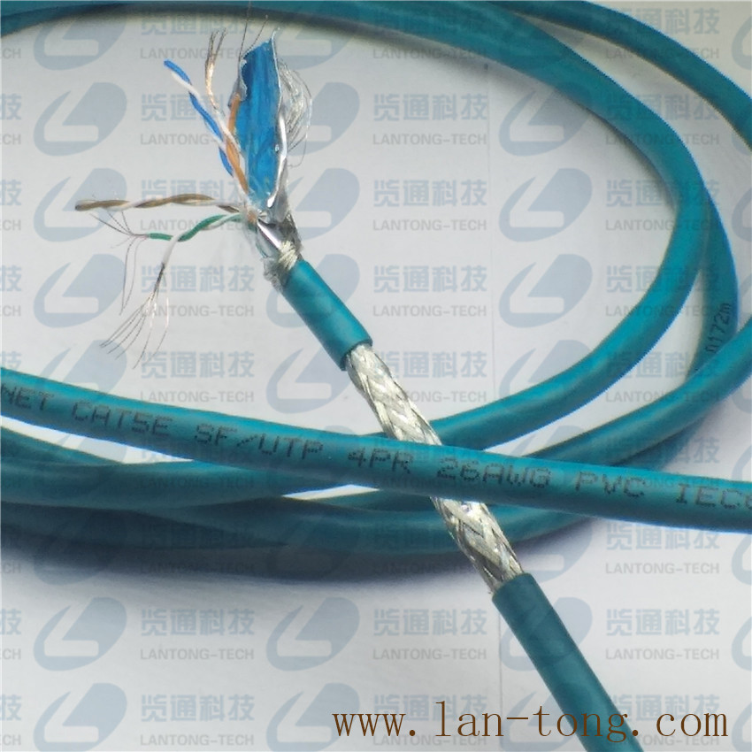 4 For Blue Industry B Ethernet shielded Newsletter Cable Octacornet Route CAT5e SF UTP4x2x26awg 7