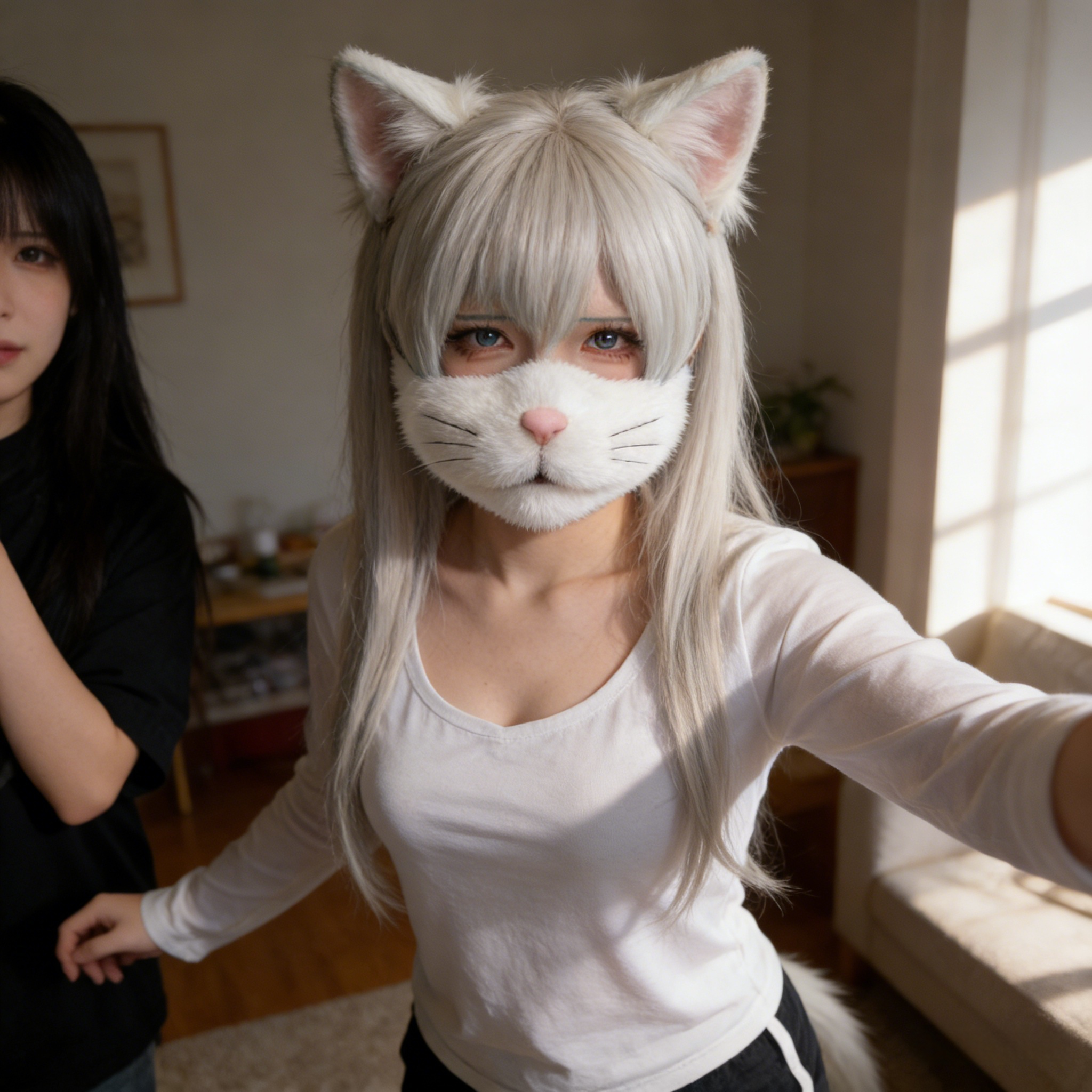 🐾可爱爆棚！可动颚猫猫口罩 cosplay拍照必备萌宠道具 -furry福瑞-淘宝好物网