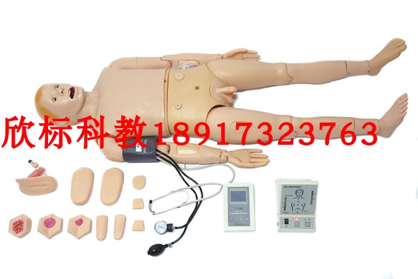 高智能综合护理人（CPR与血压测量)心肺复苏模拟人血压测量模拟人