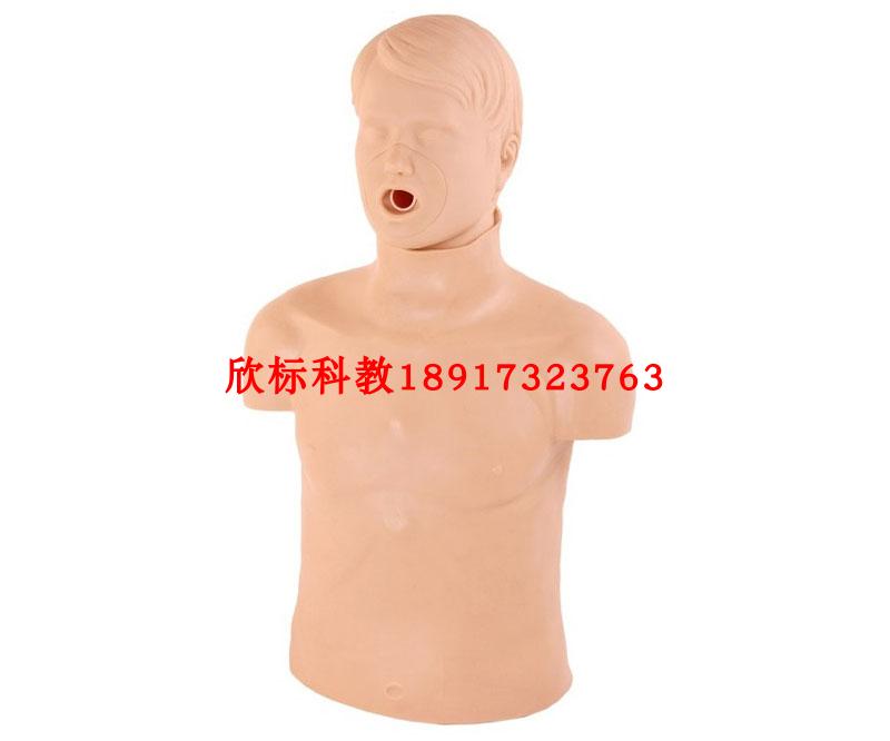 半身心肺复苏模拟人 成人半身急救与梗塞训练模型