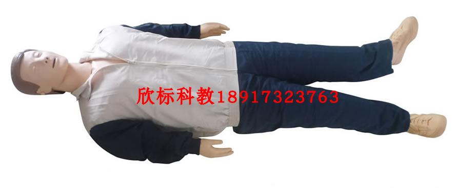 全身心肺复苏模拟人无电器 心肺复苏橡皮人