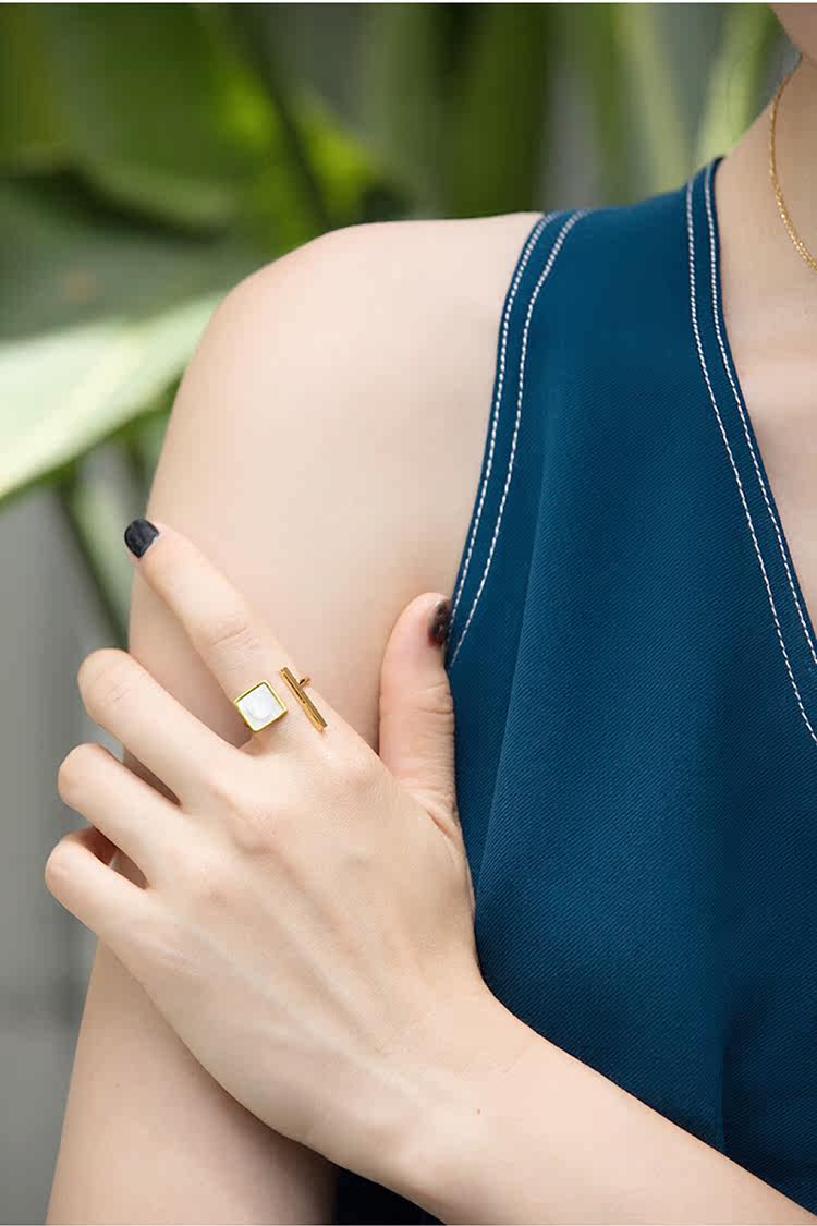 Bague Femme OTHER   en Nacre - Ref 3086307 Image 11