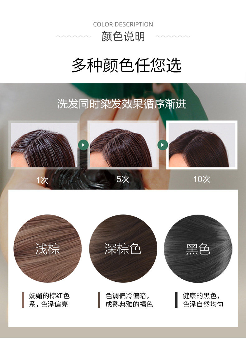 日本最知名天然染发膏 利尻昆布 200g*2瓶 纯植物无添加 图2