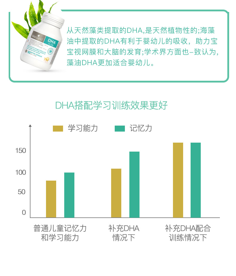 Bioisland儿童藻油DHA胶囊