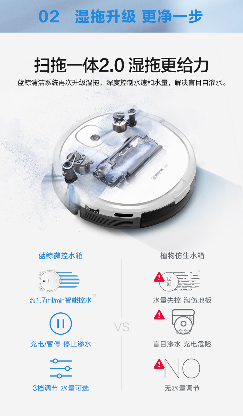 Robot quét Cobos DJ35 nhà thông minh tự động hút hạt kê chà sàn lau máy quét sàn - Robot hút bụi robot hút bụi deebot t8 aivi
