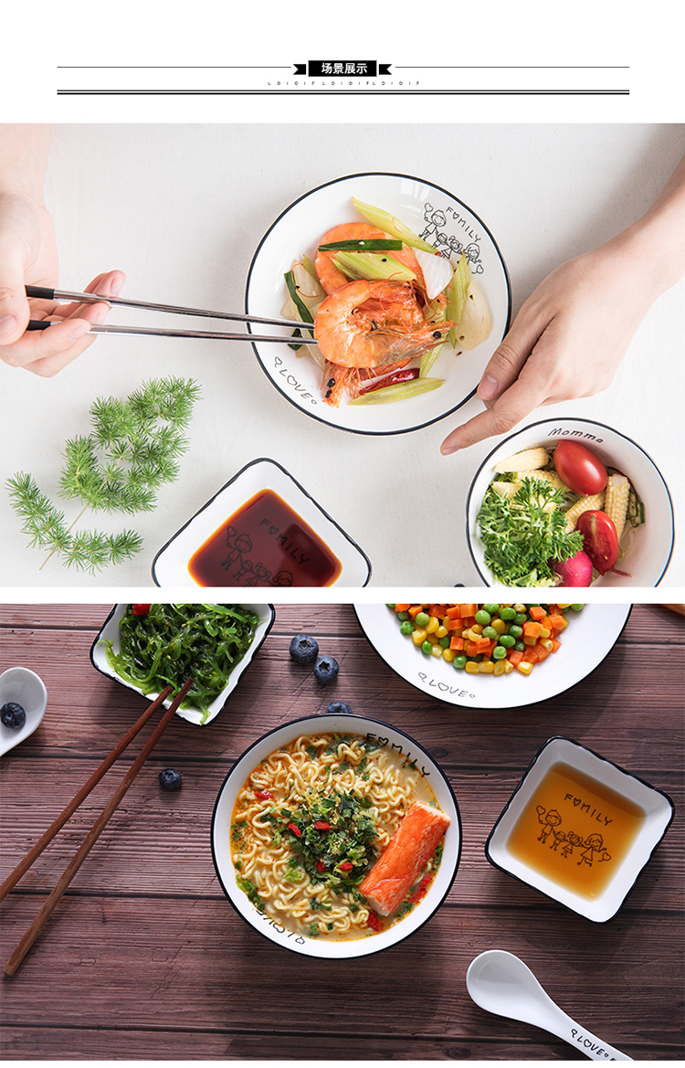 Arst/ya cheng DE happiness a glaze color ceramic plates under 10.1 cm the home side dish dish dish