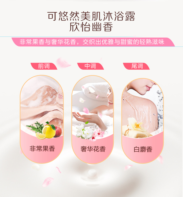 日本进口 资生堂旗下 可悠然 美肌沐浴乳 550ml*2瓶 图2