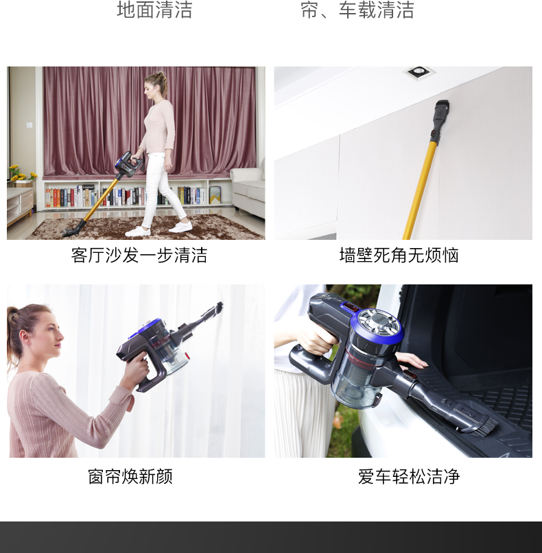 deerma cm1300 [Tự vận hành] Máy hút bụi không dây vỏ sàn Dibea hộ gia đình nhỏ cầm tay mạnh mẽ degazer D18 sạc độc lập - Máy hút bụi máy hút bụi panasonic