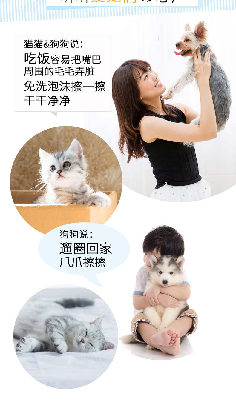 Lion Ai Shi Shi Wang Pet Rửa kháng khuẩn Làm sạch mèo Dog Rửa chân sau khi chăm sóc bọt Dầu gội 250ml - Cat / Dog Beauty & Cleaning Supplies lược chải lông mèo rụng