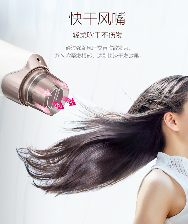 Panasonic/松下 负离子恒温电吹风 1700w大功率 图7