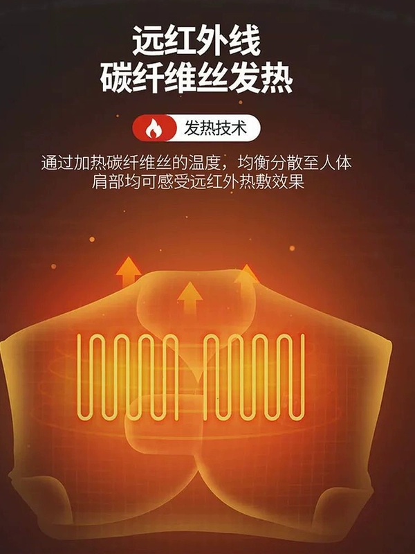 áo nhiệt sưởi ấm Quần áo giữ nhiệt áo vest sưởi ấm cổ cao kích thước lớn áo sưởi ấm toàn thân sạc usb ấm áp vest nam nữ phong cách mùa đông áo phao sưởi áo khoác điện sưởi ấm