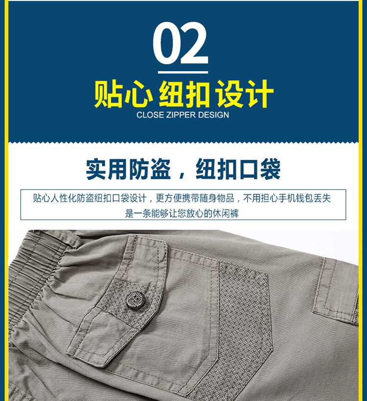Mùa hè mới trung niên quần short nam rộng kích thước lớn cotton giản dị chất béo cha tải eo đàn hồi quần năm điểm quan dui nam