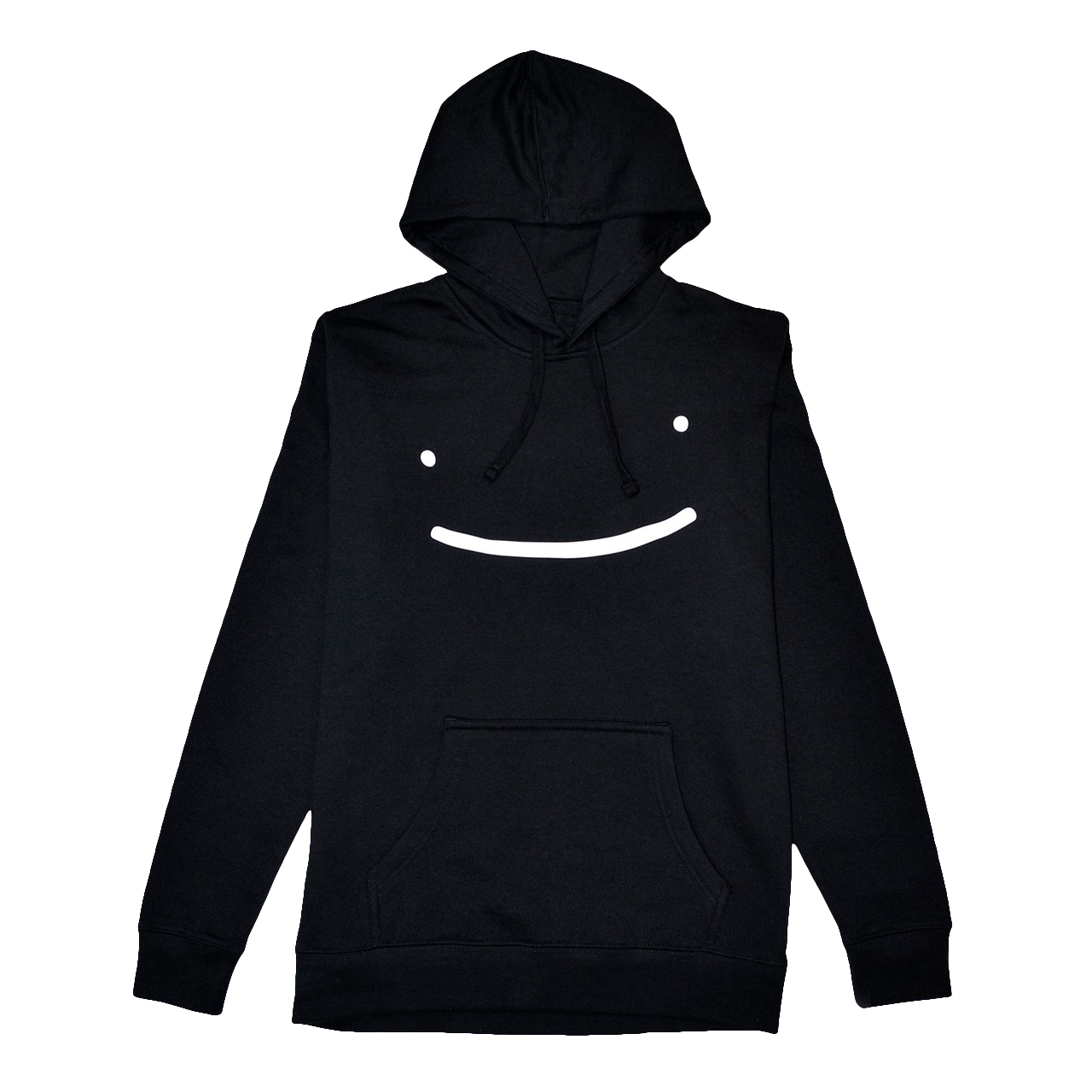 (Spot second hair) Dream smile LOGO print black and white hoodie hooded men's and women's sweater jacket