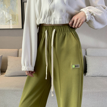 Ice Silk Broadlegged Pants Woman Summer Thin 2022 New exploits with high waist pituality small straight cylinder casual drag underpants