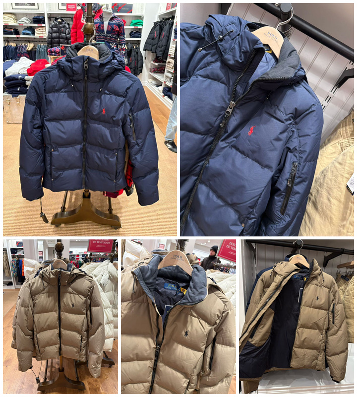 Ralph Lauren Men's down Jacket, Detachable Hood,  Cash on Delivery
