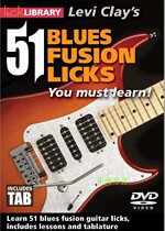 51 Blues Fusion Licks fusion Bruce Blues Guitar Lotte improv Solo material pys