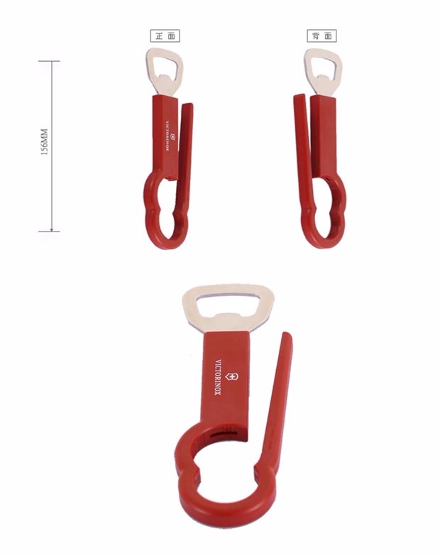 Chính hãng Victorinox Swiss Army Knife Red Chai Tuốc nơ vít 7.6912 Dụng cụ mở chai Vickers Chính hãng dao găm