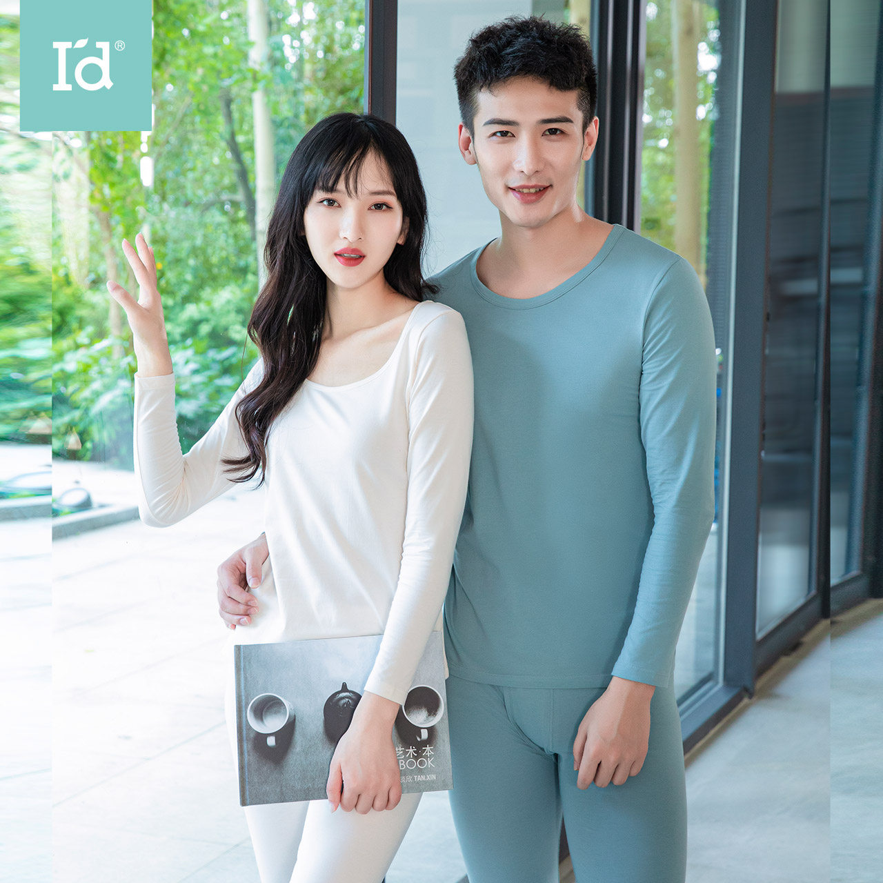 Love Emperors Spring Autumn Slim Fit Underwear for men and women Couple combed cotton round collar elastic comfort Breathable Autumn Clothes Sanitary Pants Suit