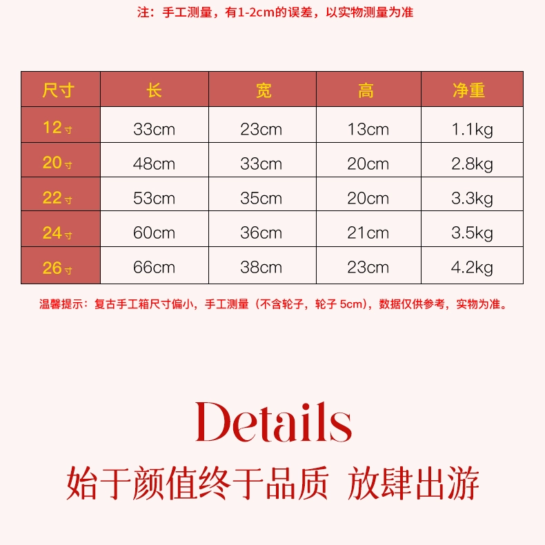 Urecity đám cưới vali hộp của hồi môn cô dâu màu đỏ hộp mật khẩu vali da đám cưới vali trường hợp xe đẩy vali skyway
