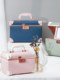 New Retro Suitcase, Internet Celebrity Password Lock Cosmetic Case, Large Capacity Double-Layer Beauty Case, Travel Storage Box