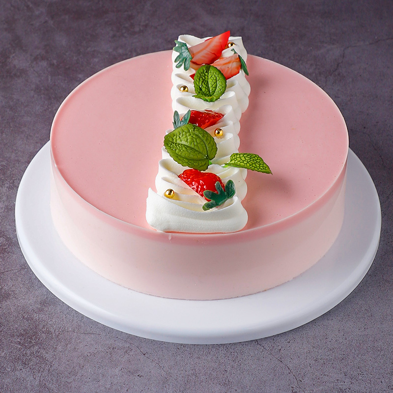 Mousse fruit cake model emulates 2022 new online red pop birthday cake samples