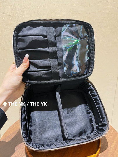 tc牛皮刺绣H化妆包洗漱包防水多隔层收纳包家用出差旅行包大容量